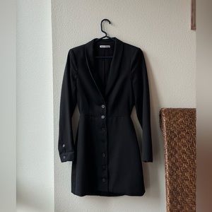 Reformation Button-Down Dress w/ a Cut-Out Back